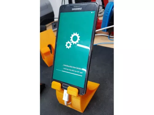 Printable Mobile Phone Stand 3d model Printable Mobile Phone Stand 3d model