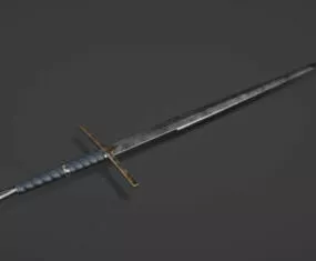 Sword Weapon Longsword Design 3d model