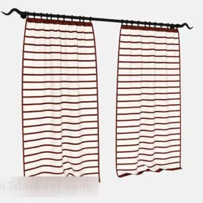Bathroom Curtain 3d model