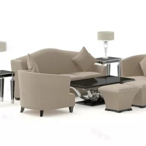 Restaurant Sofa Combination 3d model