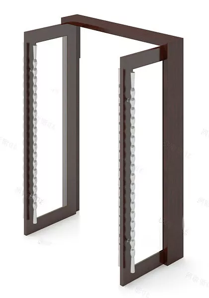 Wooden Door Frame 3d model Wooden Door Frame 3d model