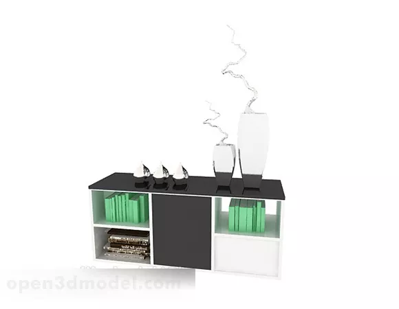 Bookstore Bookshelf Furniture 3d model