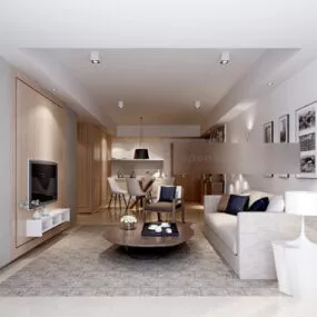 Living Room Interior 3d model