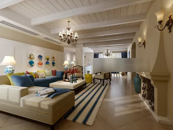 Big Country Villa 3d model