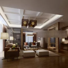 Living Room Interior 3d model