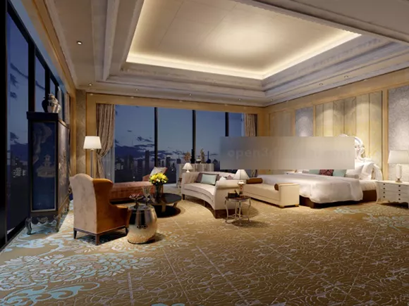 Master Bedroom Interior 3d model Master Bedroom Interior 3d model