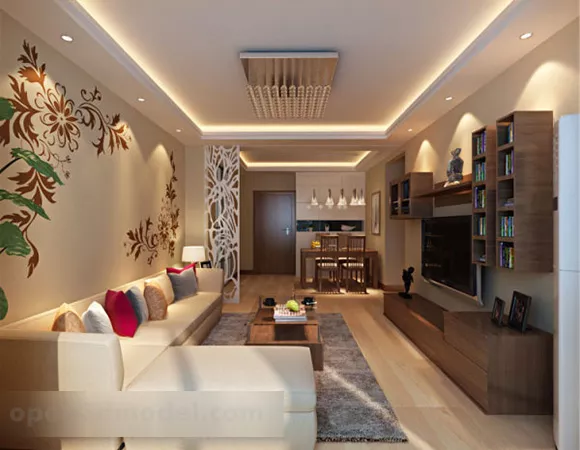 Modern Minimalist Living Room Interior V5 3d model Modern Minimalist Living Room Interior V5 3d model