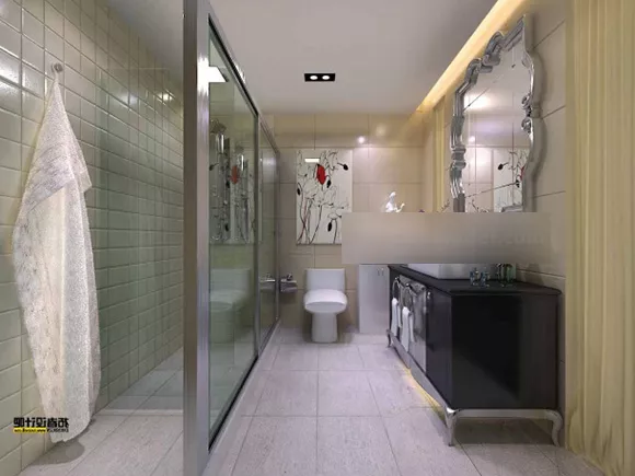 The Toilet And Bidet Set With Accessories 3d model