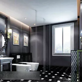 Toilet Interior V15 3d model