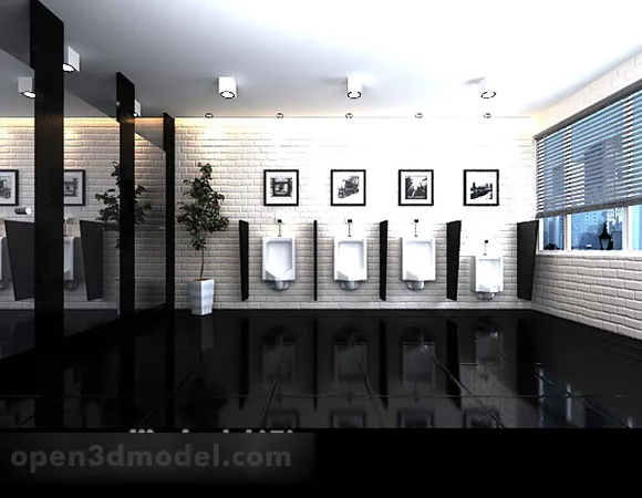 Standalone Bidet 3d model