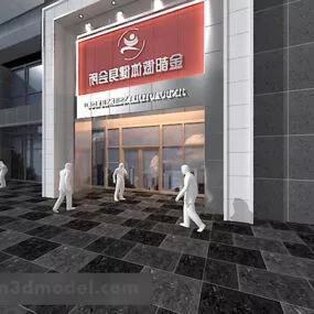 Office Building Interior 3d model