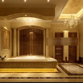 Bathroom Interior V5 3d model