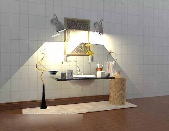 Modern Toilet Smooth Edge 3d model
