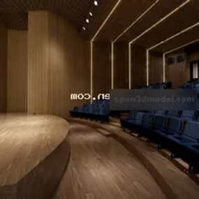 Office Hall Interior V2 3d model