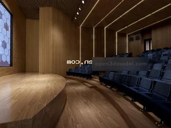 Office Hall Interior V2 3d model Office Hall Interior V2 3d model