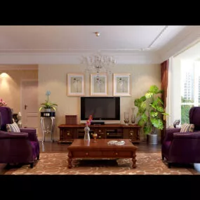 Modern Style Interior V1 3d model