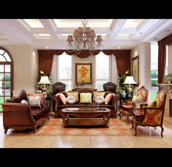 Chinese Style Living Room Interior V5 3d model Chinese Style Living Room Interior V5 3d model