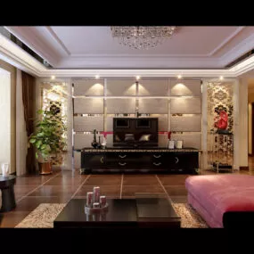 Living Room Interior V7 3d model
