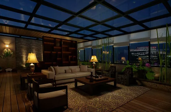 Villa Building Modern Architecture Style 3d model