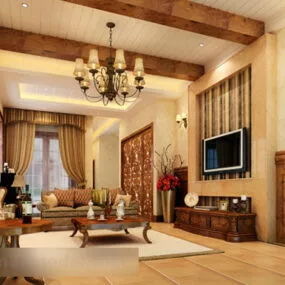 Living Room Interior V13 3d model