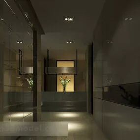 Corridor Interior V1 3d model