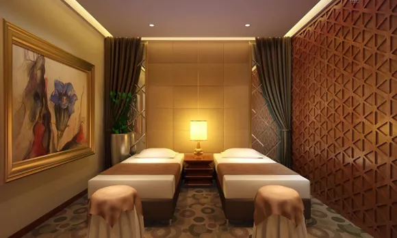 Hotel Twin Bedroom Interior 3d model Hotel Twin Bedroom Interior 3d model