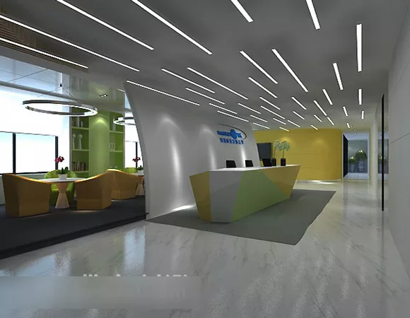 Company Front Desk Interior V1 3d model Company Front Desk Interior V1 3d model