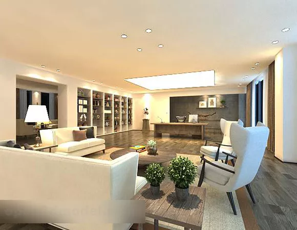 Modern Minimalist Living Room Interior V10 3d model Modern Minimalist Living Room Interior V10 3d model