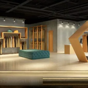 Shopping Mall Interior V2 3d model