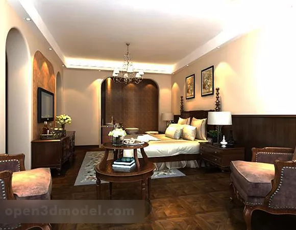 Bedroom Tv Cabinet Interior V1 3d model Bedroom Tv Cabinet Interior V1 3d model