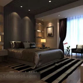 Beauty Bedroom Interior 3d model