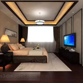 Bedroom Interior V5 3d model