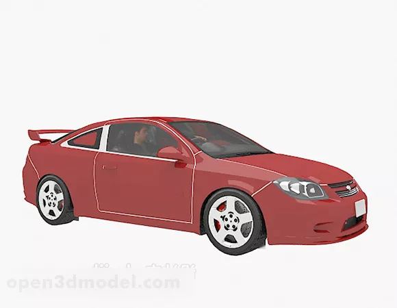 Hatchback Car 3d model Hatchback Car 3d model