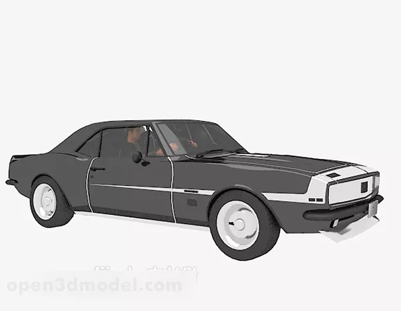 Replica Mustang Car 3d model Replica Mustang Car 3d model