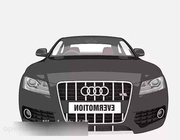 Audi Rsq Concept Lowpoly 3d model
