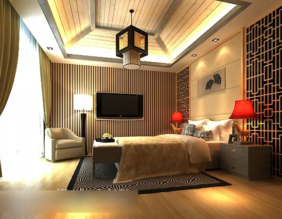 Bedroom Ceiling Decor Interior 3d model Bedroom Ceiling Decor Interior 3d model