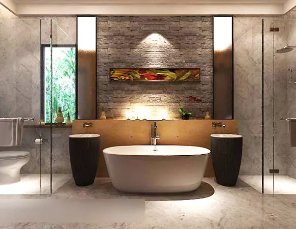 Red Bathtub 3d model