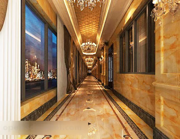 Hotel Corridor Interior V7 3d model Hotel Corridor Interior V7 3d model