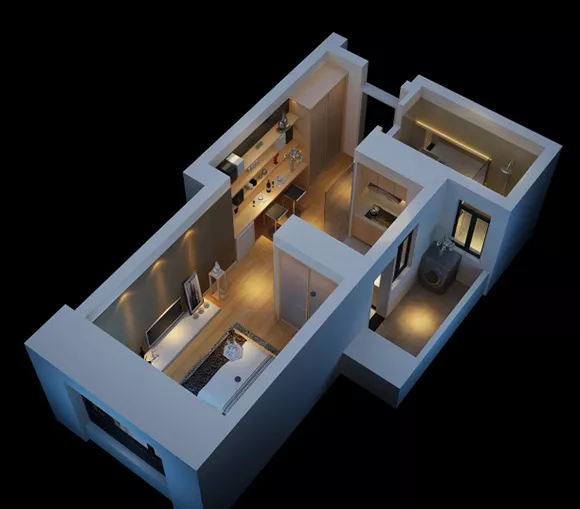 Small Utilites Plane 3d model