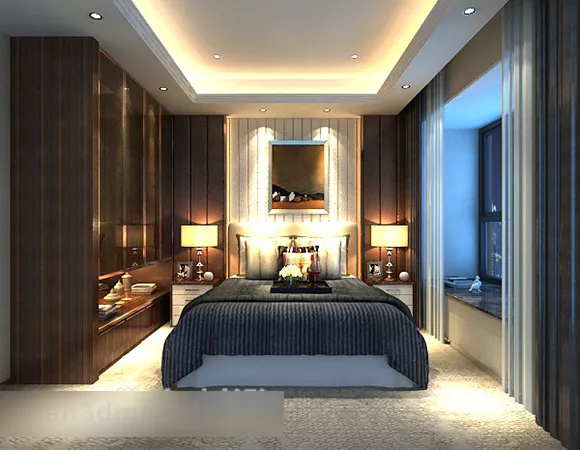 Bedroom Background Wall Decoration Interior 3d model Bedroom Background Wall Decoration Interior 3d model