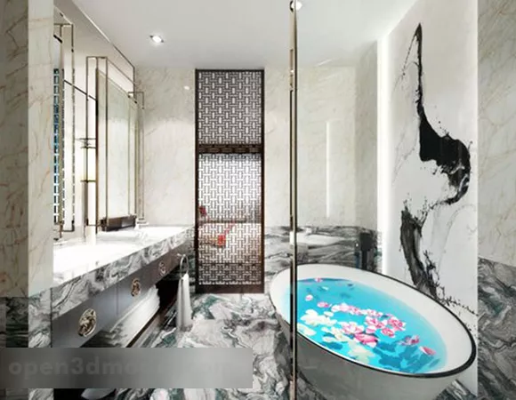 Jacuzzi Tub 3d model