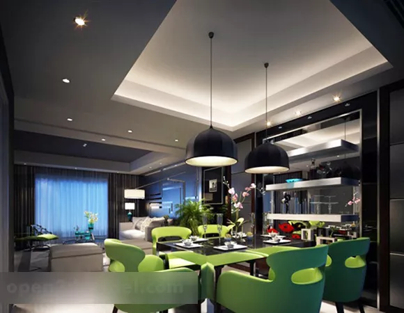 Restaurant Tables And Chairs Interior V2 3d model Restaurant Tables And Chairs Interior V2 3d model