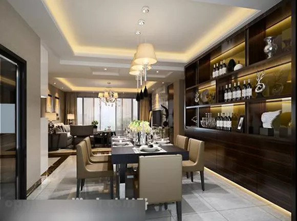 Restaurant Wine Cabinet Interior V2 3d model Restaurant Wine Cabinet Interior V2 3d model