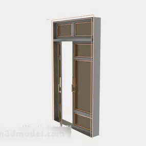 European Wooden Door V2 3d model