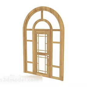 European Style Door V2 3d model