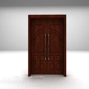 European Wooden Door V4 3d model
