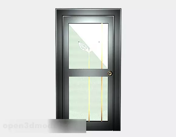 Home Wooden Door V1 3d model Home Wooden Door V1 3d model