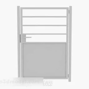 Simple Wooden Door V2 3d model