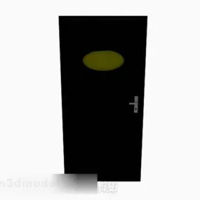Simple Wooden Door V4 3d model