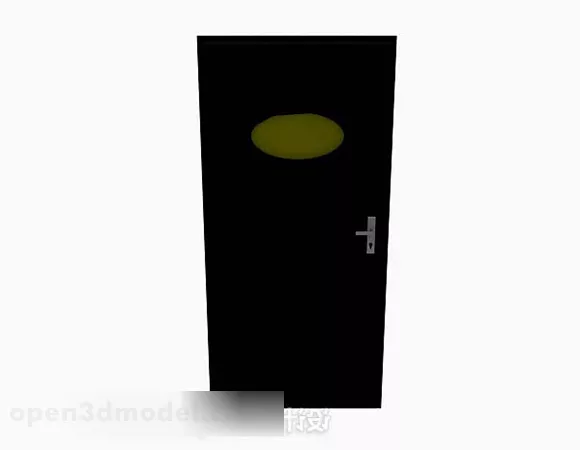 Simple Wooden Door V4 3d model Simple Wooden Door V4 3d model